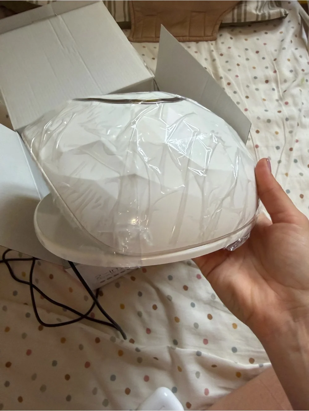 F6 LED/UV Nail Lamp - White Professional Gel Nail Dryer